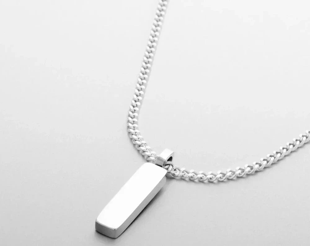 Colar Padlock Silver