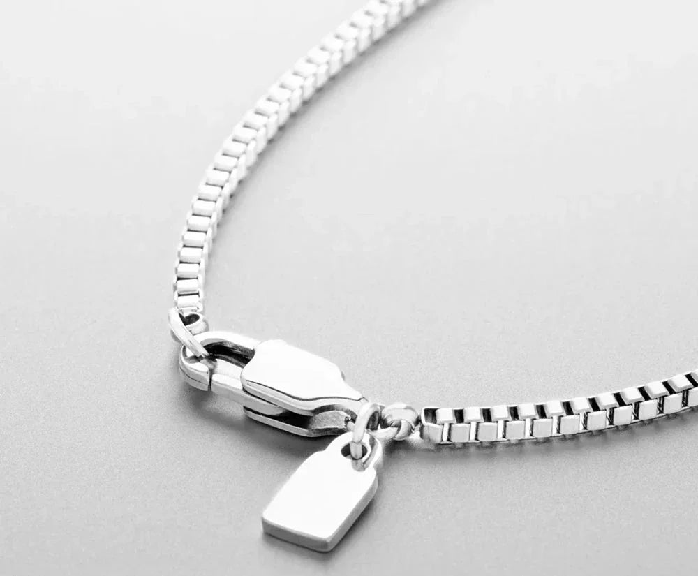Colar Padlock Silver